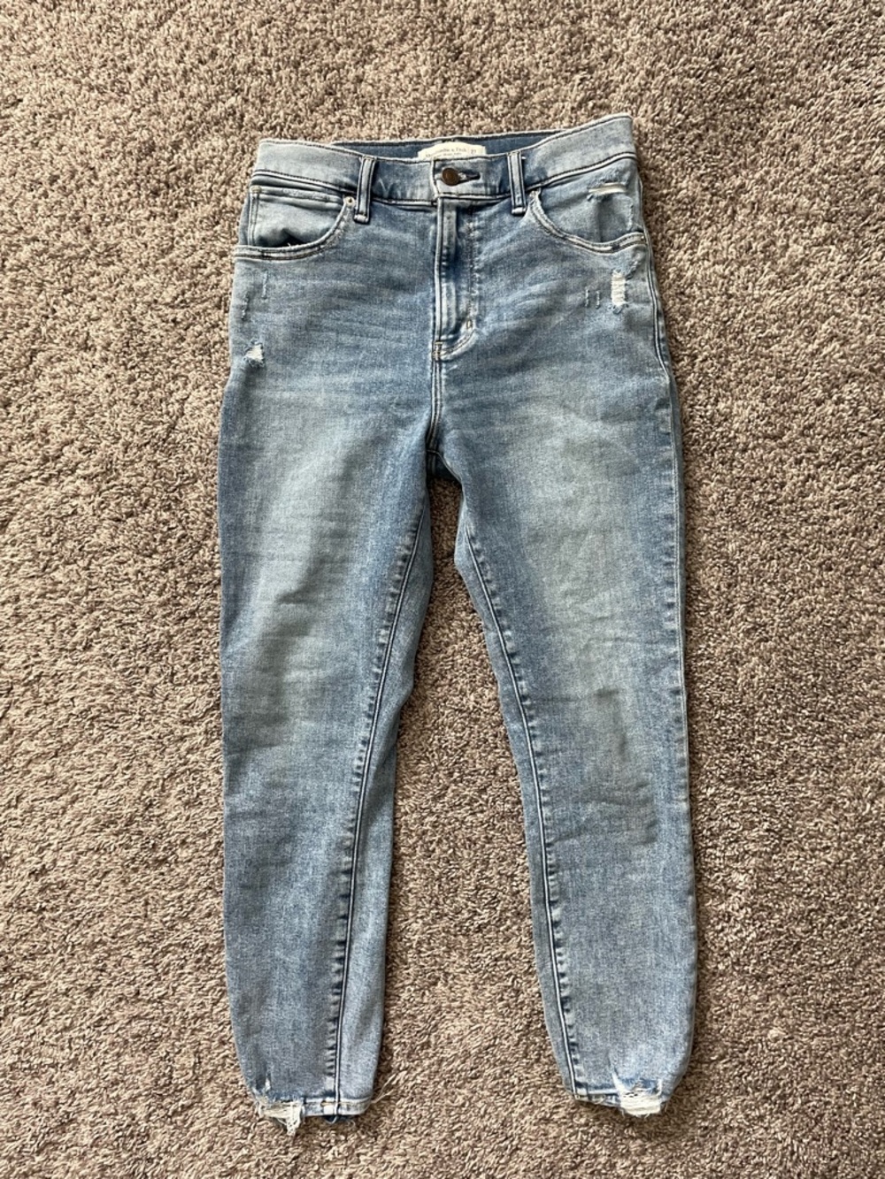 Abercrombie & Fitch Light Blue Skinny Jeans